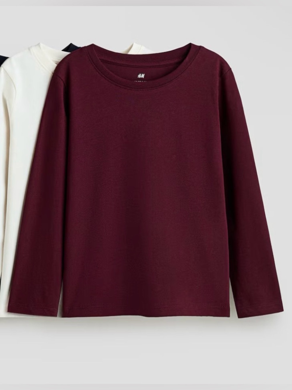 H&M kid’s plain long sleeve tee